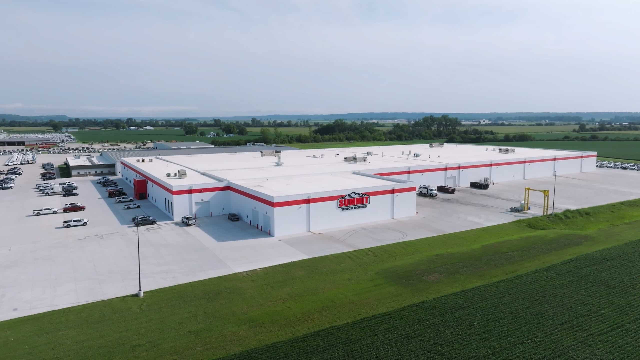 Summit Truck Bodies facility is shown